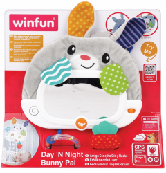 Jucarie bebelusi - Day 'N Night Bunny Pal