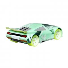 Masinuta metalica Disney Cars 3 Glow Racers - Chase Racelott