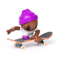 Set de joaca - Tech Deck Sk8 Crew Series 2 - Placa si figurina cu sapca mov