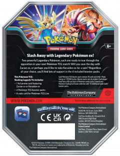 Pokemon TCG - Slashing Legends Tin (Zacian ex / Koraidon ex)