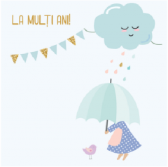 Felicitare „La multi ani!”