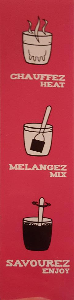 Ciocolata calda cuburi Comptoir de Mathilde cu lapte si scortisoara