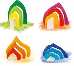 Jucarie lemn - Construit - Curcubeu