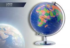Glob pamantesc Lunar, albastru