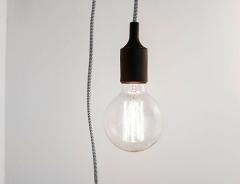 Cablu pentru lampa - Braided Pendant Light Black/White