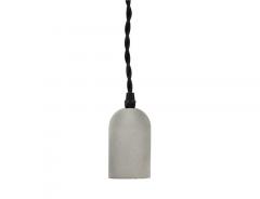Cablu pentru lampa din beton - Concrete Pendant Lamp Cylinder Kikkerland