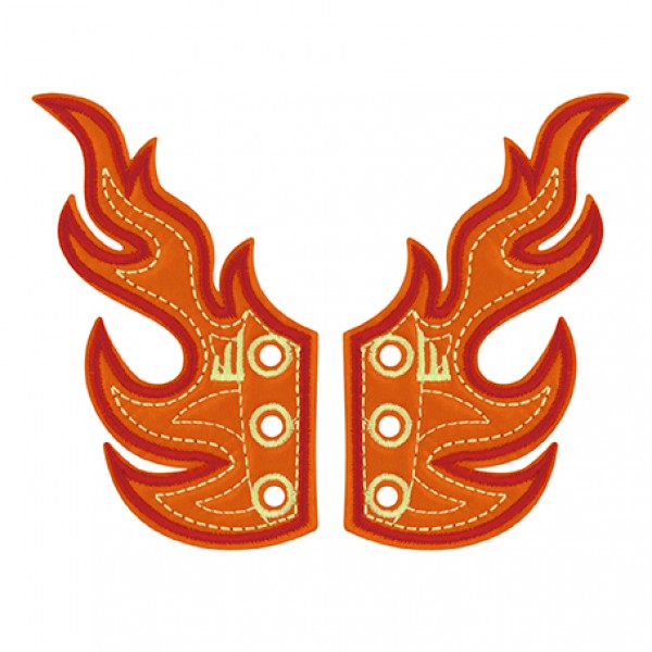 Flacari pentru incaltaminte - Orange Neon Donkey