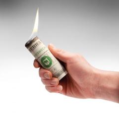 Set 3 brichete pentru gratar - Burn Your Dollar