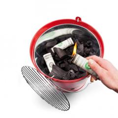 Set 3 brichete pentru gratar - Burn Your Dollar