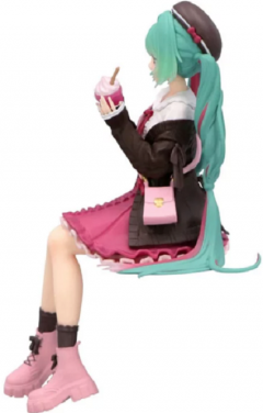 Figurina - Hatsune Miku -  Autumn Date Pink Color - Statue Noodle Stopper