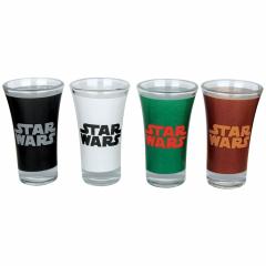 Set 4 pahare pentru shot - Star Wars Characters, 50 ml