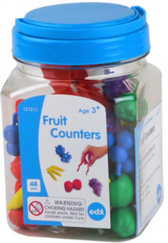Joc educativ - Numarat si sortat fructe