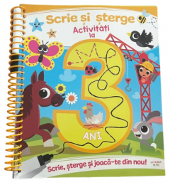 Scrie si sterge. Activitati la 3 ani