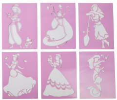 Set 6 modele de desenat - Disney - Princess