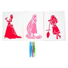 Set creativ cu 3 spray markere  - Disney Princess 