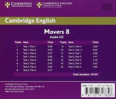 Cambridge English Young Learners 8 Movers - Audiobook