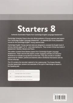 Cambridge English Young Learners 8 Starters Answer Booklet