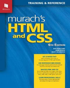 Murach’s HTML and CSS (6th Edition)