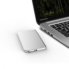 Incarcator portabil - Skinny Silver