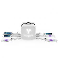 Incarcator portabil cu 12 porturi USB - Octopus White