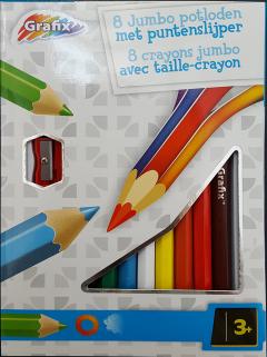 Set 8 creioane colorate - Jumbo