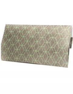 Portofel pentru tutun - Hexagon Grey/Green