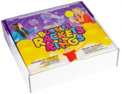 Set baloane de sapun gigante - Rachete si inele