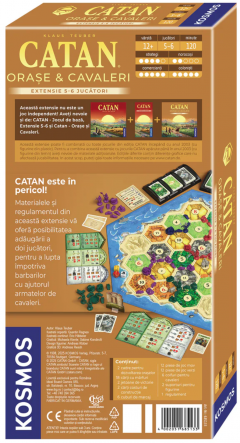 Extensie - Catan - Orase & Cavaleri (5-6 jucatori) (Editia 2025)