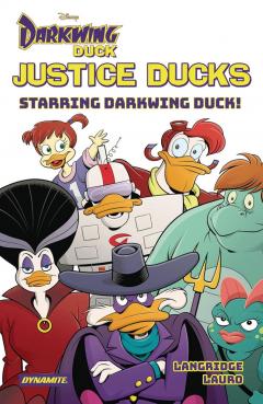 Coperta cărții Justice Ducks: Starring Darkwing Duck!