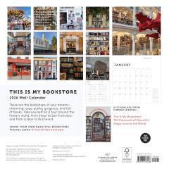 Calendar de perete - Ianuarie 2026 - Decembrie 2026 - This Is My Bookstore