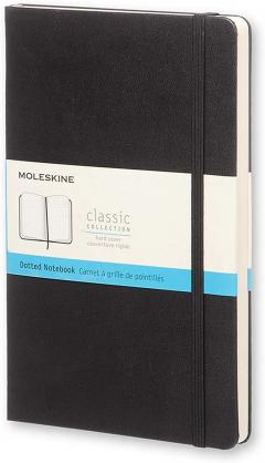 Carnet - Moleskine Classic - Large, Hard Cover, Dotted - Black