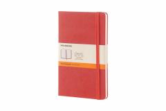 Moleskine Coral Orange Large Ruled - Notebook Hard