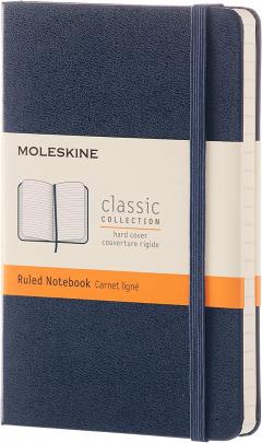 Carnet - Moleskine Classic - Pocket, Hard Cover, Ruled - Sapphire Blue