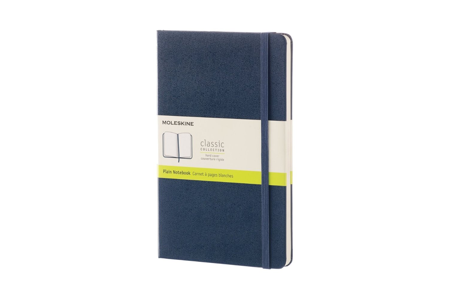 Moleskine Sapphire Blue Large Plain Notebook Hard Moleskine