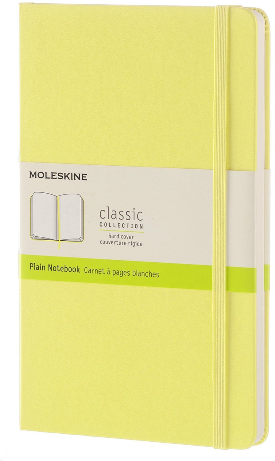 Moleskine Citron Yellow Large Plain - Notebook Hard Moleskine