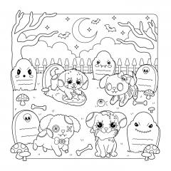 The Creepy Cute Creatures Coloring Book