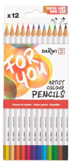 Set 12 creioane colorate - Complexart