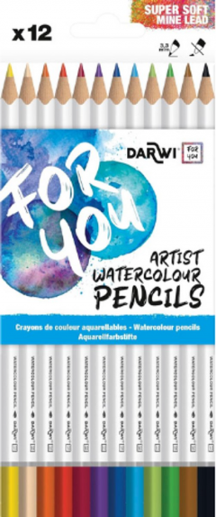 Set 12 creioane colorate - Acuarela