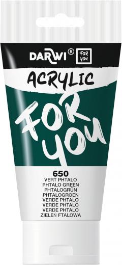 Vopsea acrilica - For You - Phtalo Green