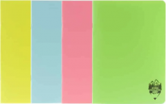 Caiet A4 coperta plastic, mai multe culori