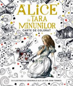 Alice in Tara Minunilor - carte de colorat