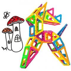 Joc de Constructie Magnetic Magformers - Creator - Neon 60 - piese Magformers