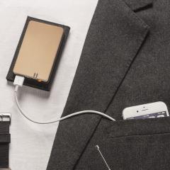 Baterie externa - Hobo Power Bank - Gun Metal Lexon