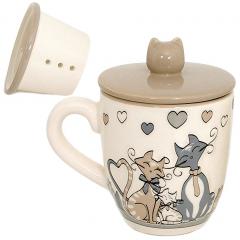 Cana cu infuzor si capac - Tisaniere  Kidcat 