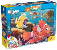 Puzzle - Finding Nemo cu 2 fete, 60 piese