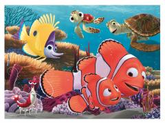 Puzzle - Finding Nemo cu 2 fete, 60 piese