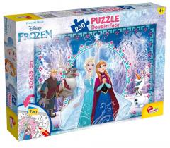 Puzzle - Frozen cu 2 fete, 250 piese