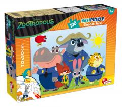 Puzzle - Zootropolis Maxipuzzle cu 2 fete Ideal Board Games