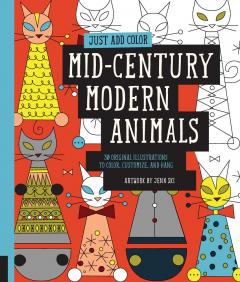 Just Add Color - Mid-Century Modern Animals