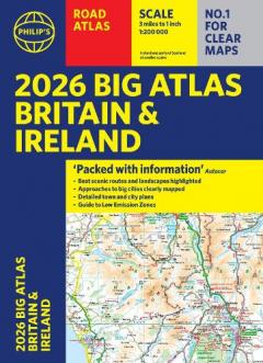 2026 Philip's Big Road Atlas of Britain & Ireland